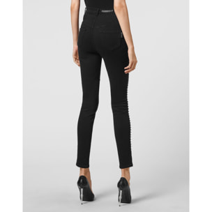 PHILIPP PLEIN Jegging de cintura alta