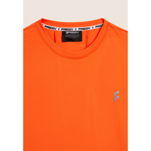 T-shirt Uomo Manica Lunga in Tessuto Tecnico con inserto mesh