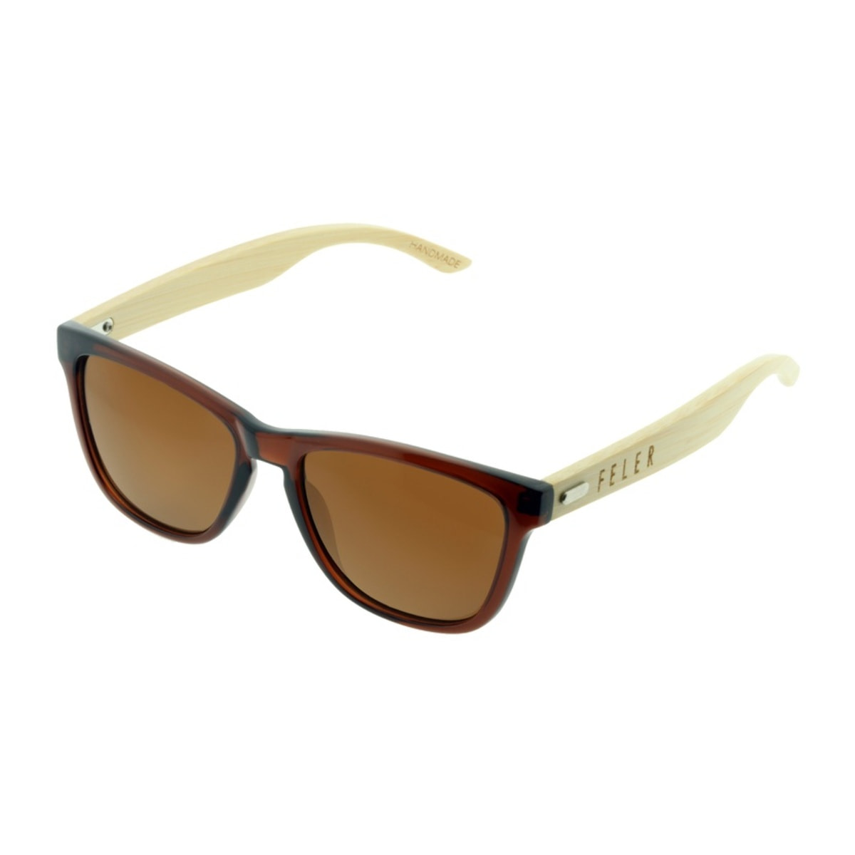 Gafas de Sol Feler B1039-2 - BROWN de Madera Unisex 50 mm