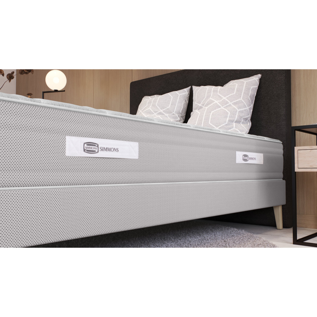 Matelas LE PUISSANT , ressort ensachés, ferme, H25