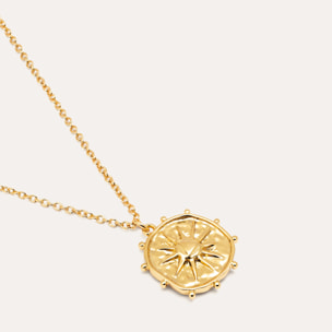 Collana Solstice Sun Placcato Oro