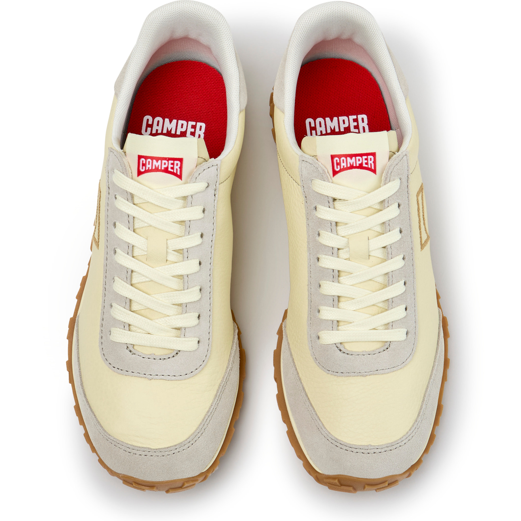 Zapatillas - CAMPER Drift Walk - Beige - Piel lisa