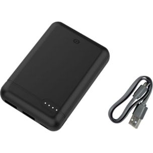 Batterie externe ESSENTIELB PowerBank 10000 MAH USBC NOIR compatible iPhone 16 15 14 13 12 Pro Max Samsung iPad Pro