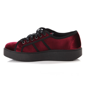 Sneakers Victoria Victoria velvet Rosso