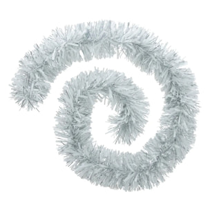 Guirlande de Noël boa 150x8x2m argent et blanc