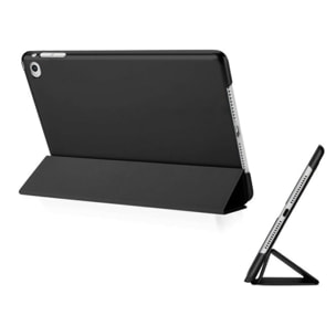 Étui Smart Cover iPad 9.7' (2017/2018) / iPad Air (2013/2014) / iPad Pro 9.7' (2016) Noir à Rabat avec Support