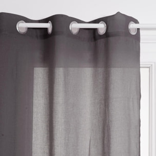 Voilage "Ana" - gris - 140x240 cm