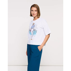 Camiseta Manga Corta Blanco - Fregur