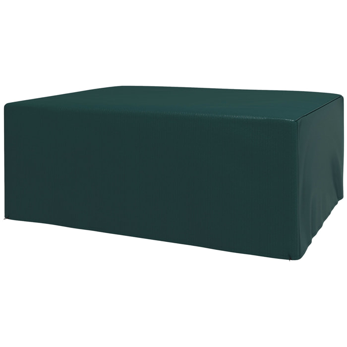 Funda Protectora para Muebles Rectangular Funda de Muebles para Jardín Impermeable Anti-UV Antipolvo para Terraza Balcón 235x190x90 cm Verde