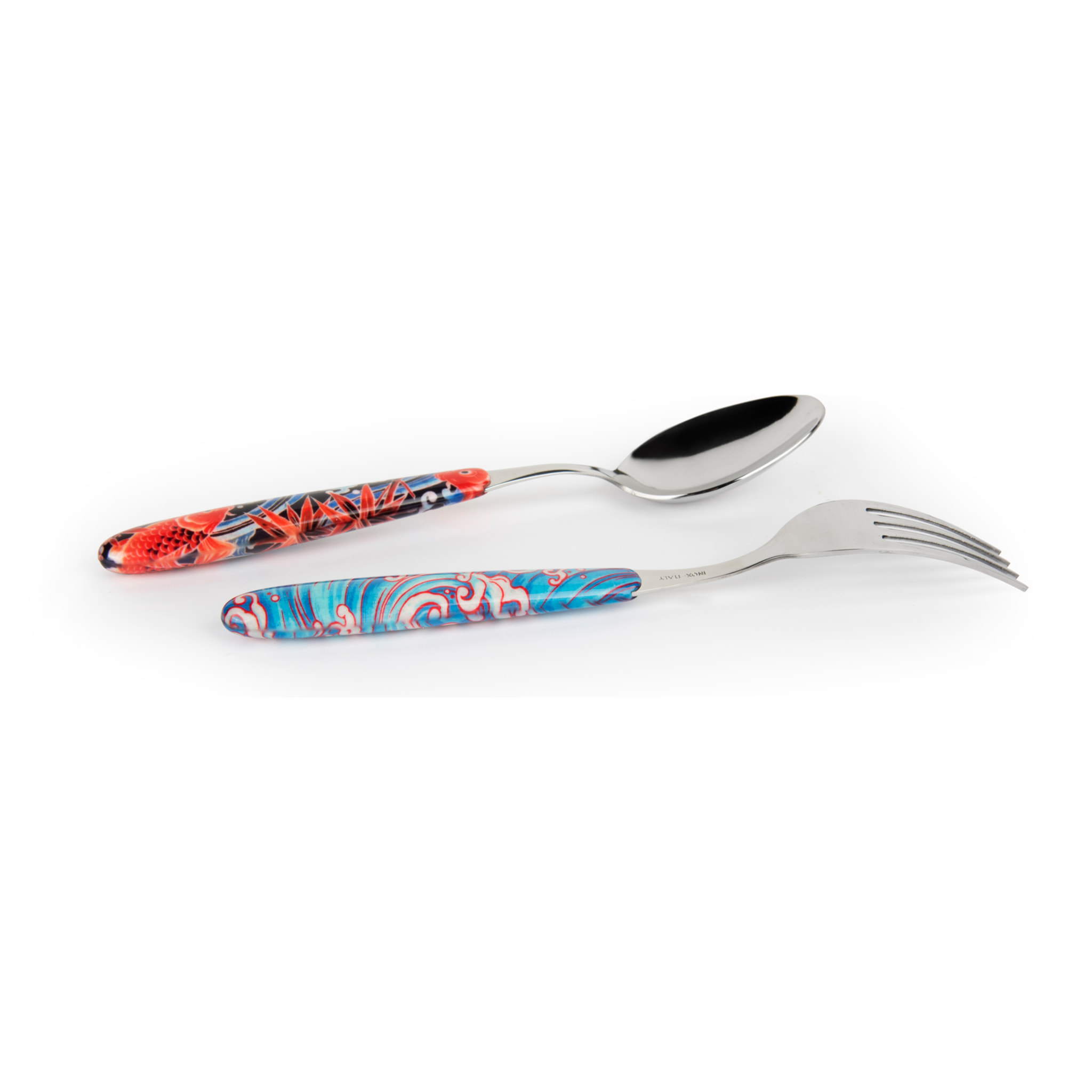 Service 24 couverts Excelsa – Kimono, Acier Multicolore