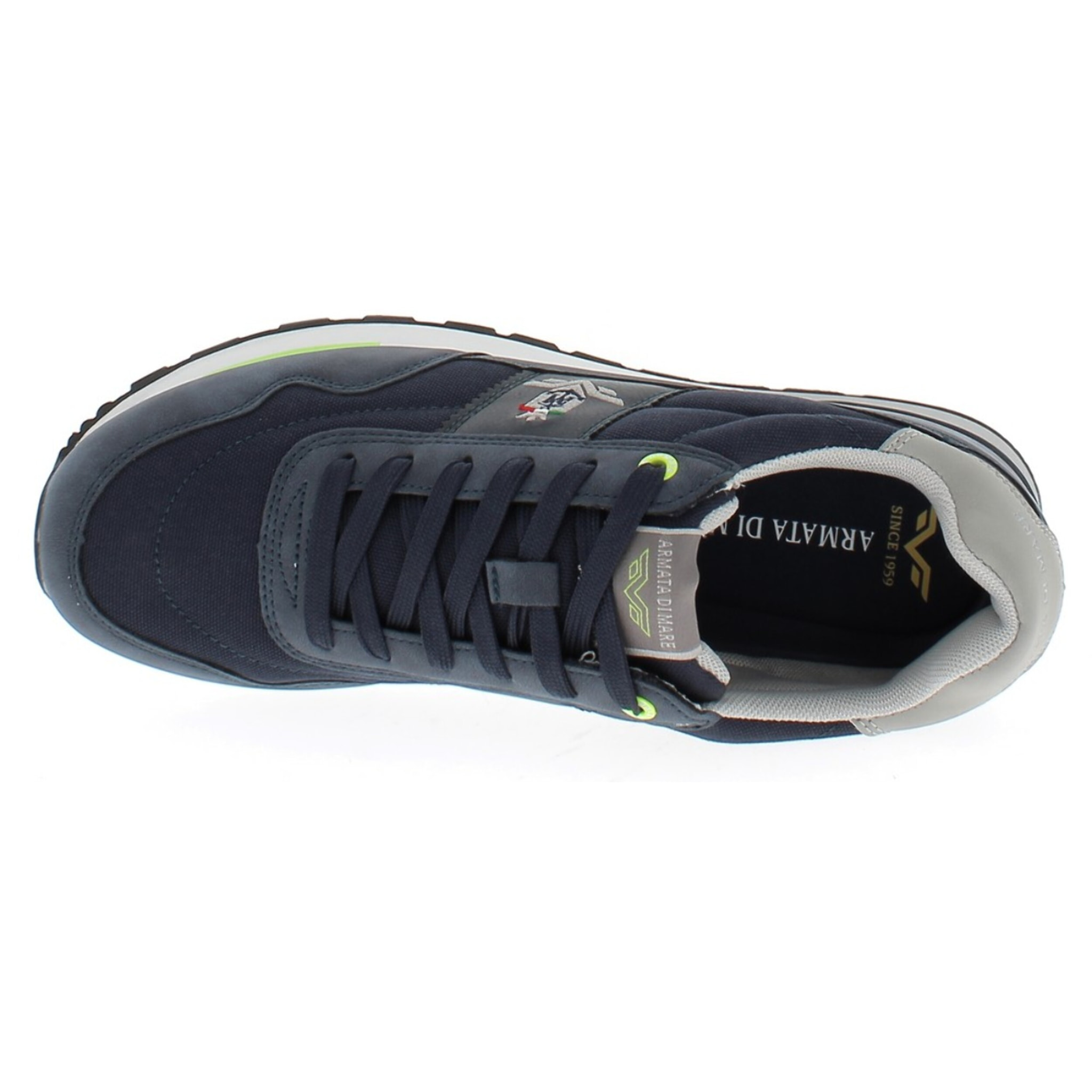 Armata di Mare Scarpe Uomo Sneakers Vintage Running con Soletta Rimovibile in Memory Foam AMU S25N715 Navy