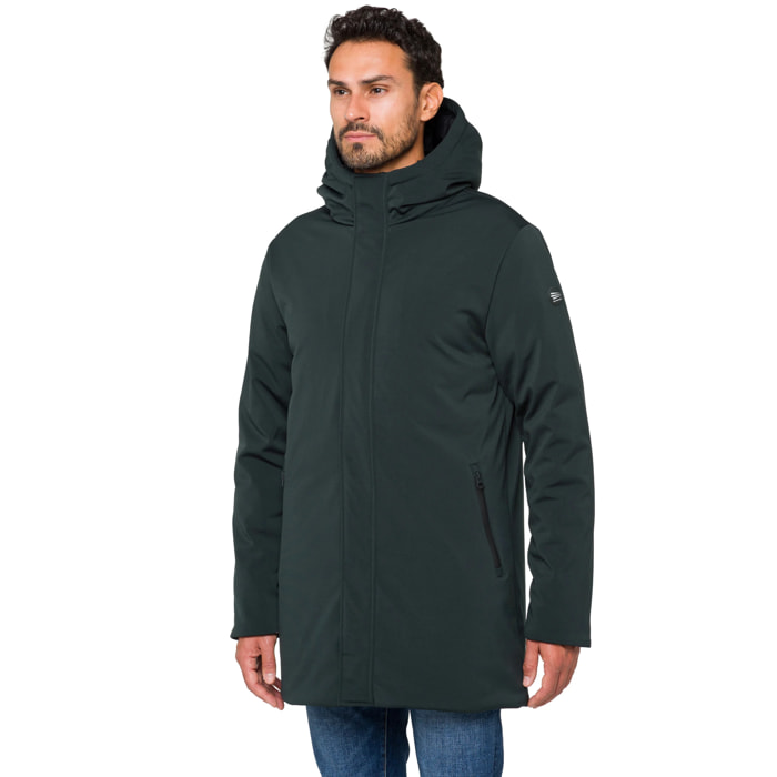 Parka KHANGAR acolchada impermeable verde oscuro