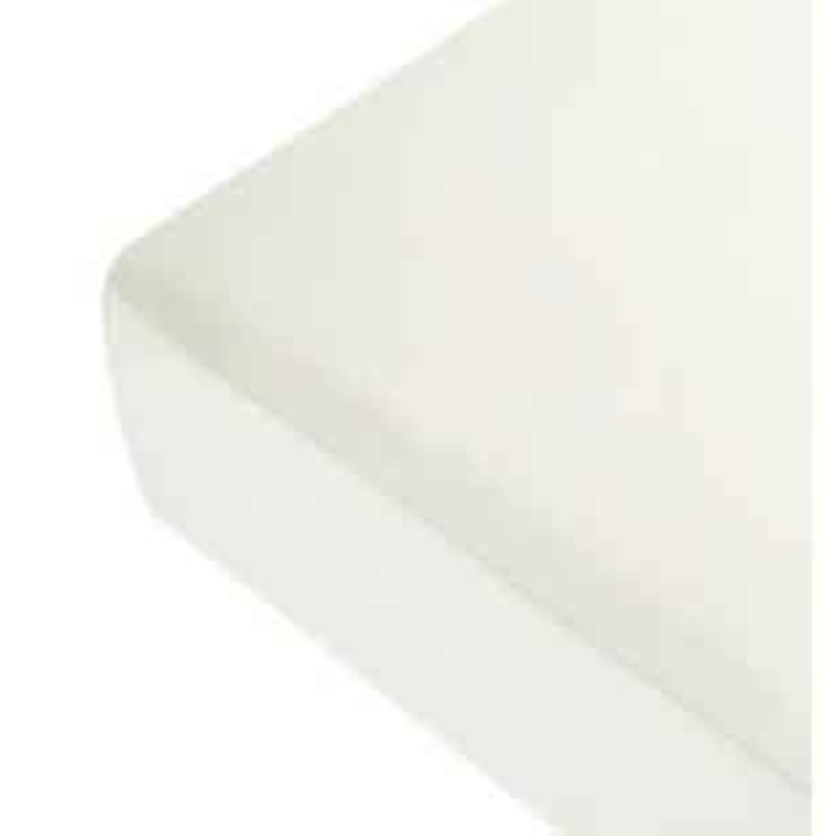 Drap housse uni en Lin - Blanc