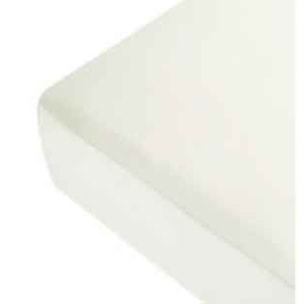 Drap housse uni en Lin - Blanc