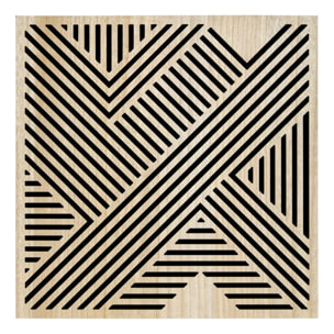 Panneau décoratif mural Eileen 58x58cm croix