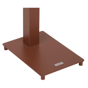 Table d'appoint de jardin Venuzia 50x30x50cm acajou