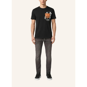 PHILIPP PLEIN Camiseta de cuello redondo y manga corta TEDDY