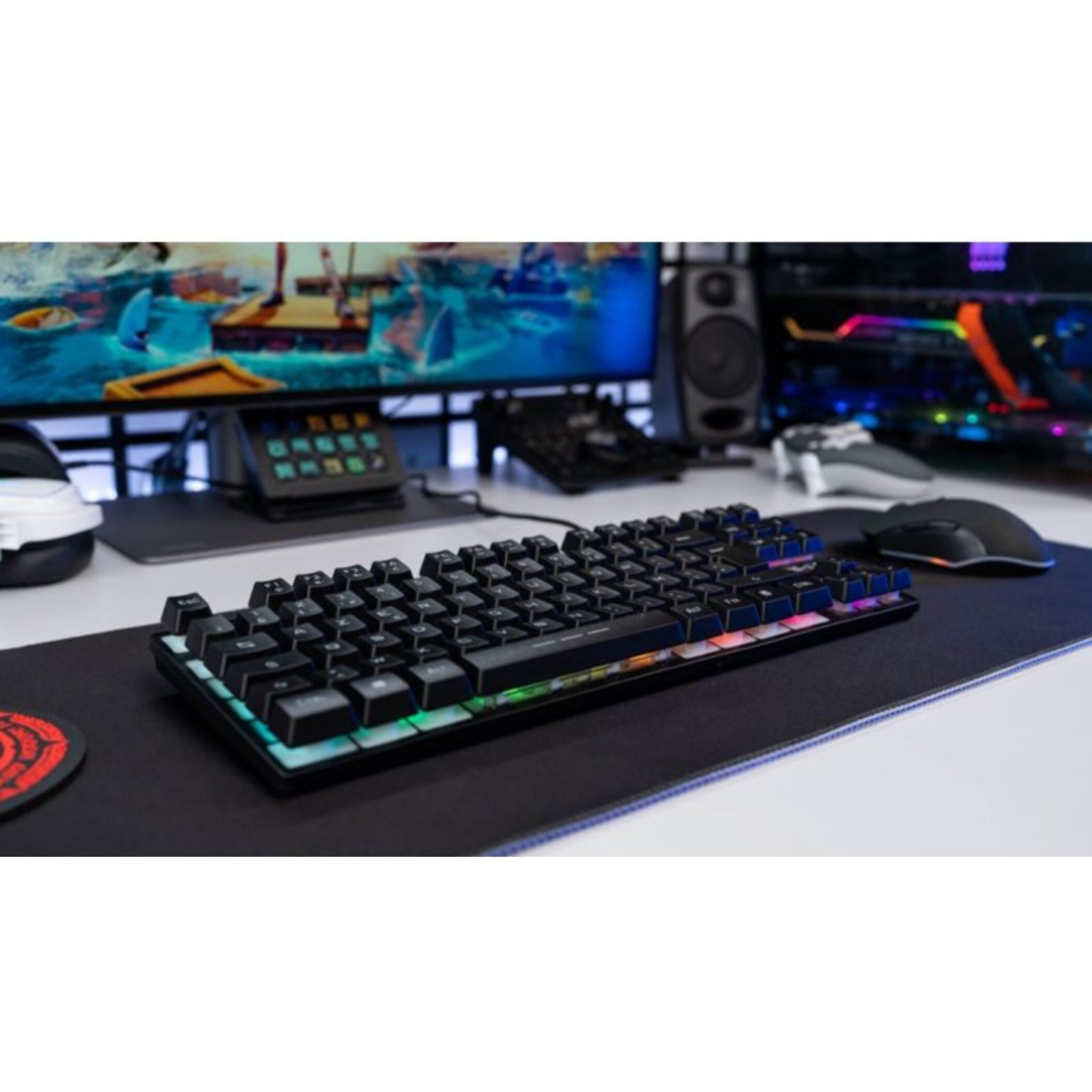 Clavier gamer THE G-LAB KEYZ CAESIUMTKL FR