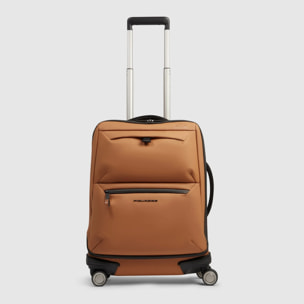 Piquadro Trolley da cabina a 4 ruote resistente all'acqua