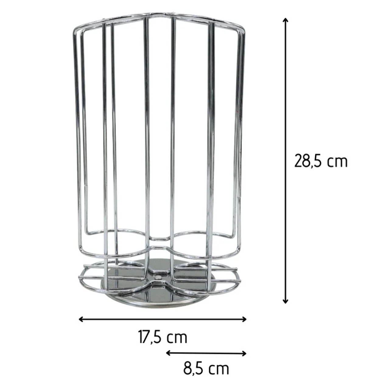 Porte capsules Tassimo rotatif Fackelmann Petit Déjeuner