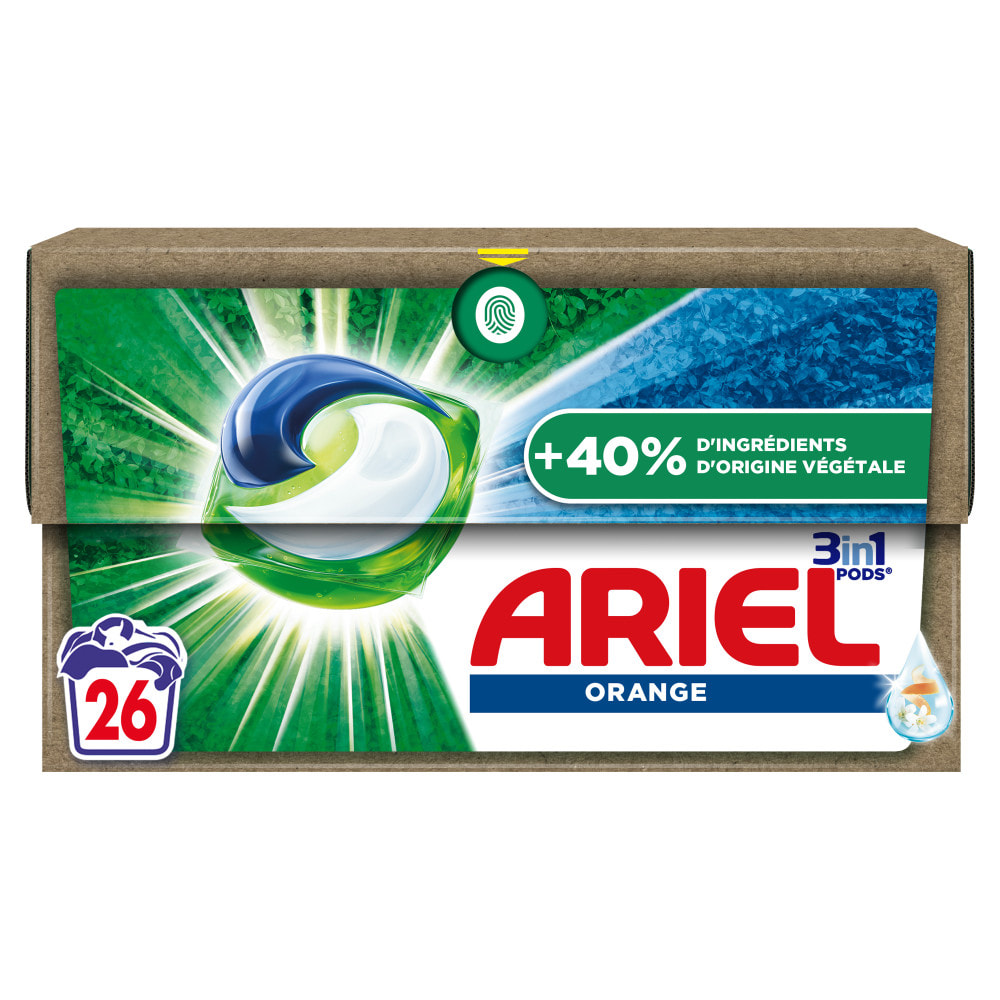 4x26 Pods Huiles Essentielles D'Orange, Lessive En Capsules Ariel