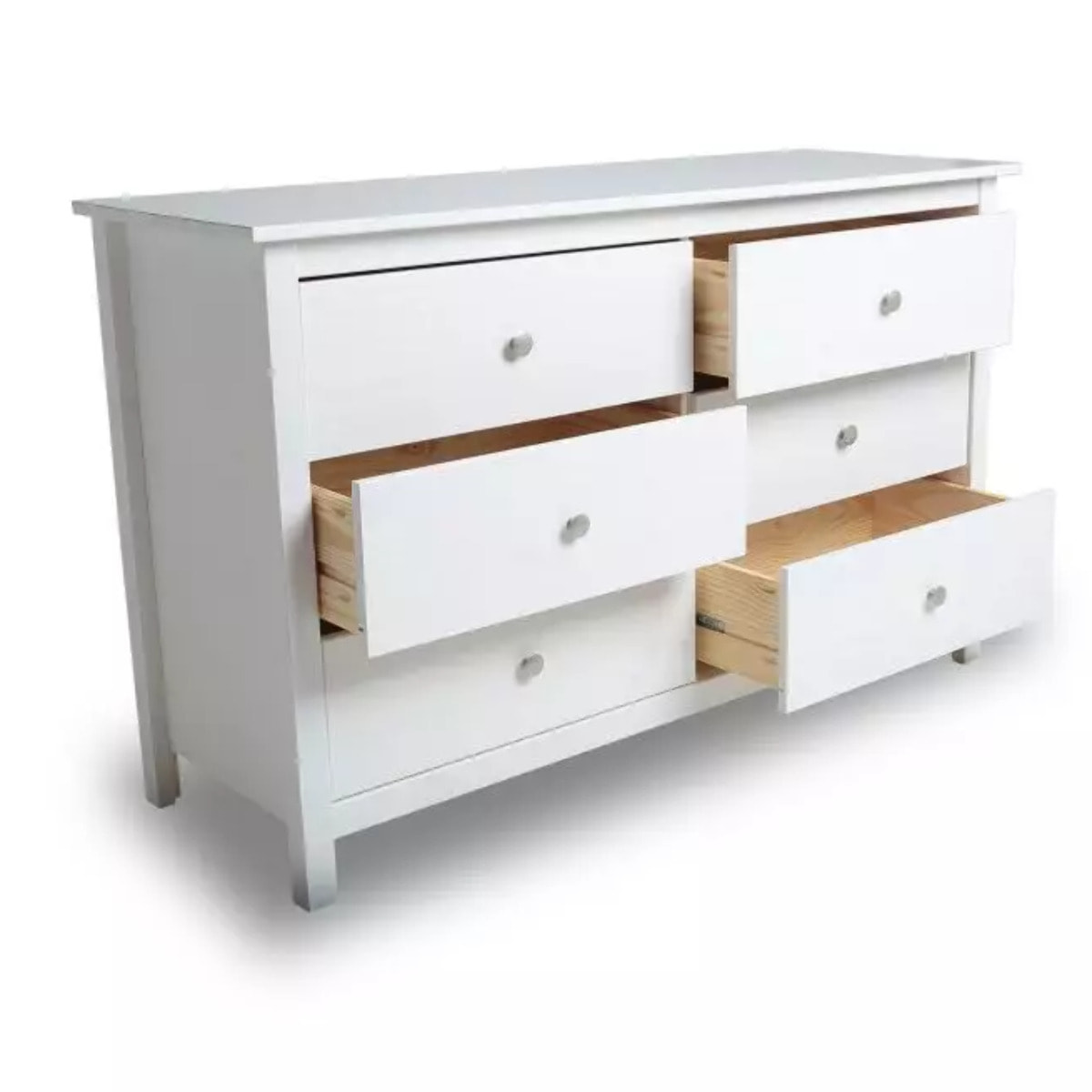 Cómoda Bay 6 cajones Blanco