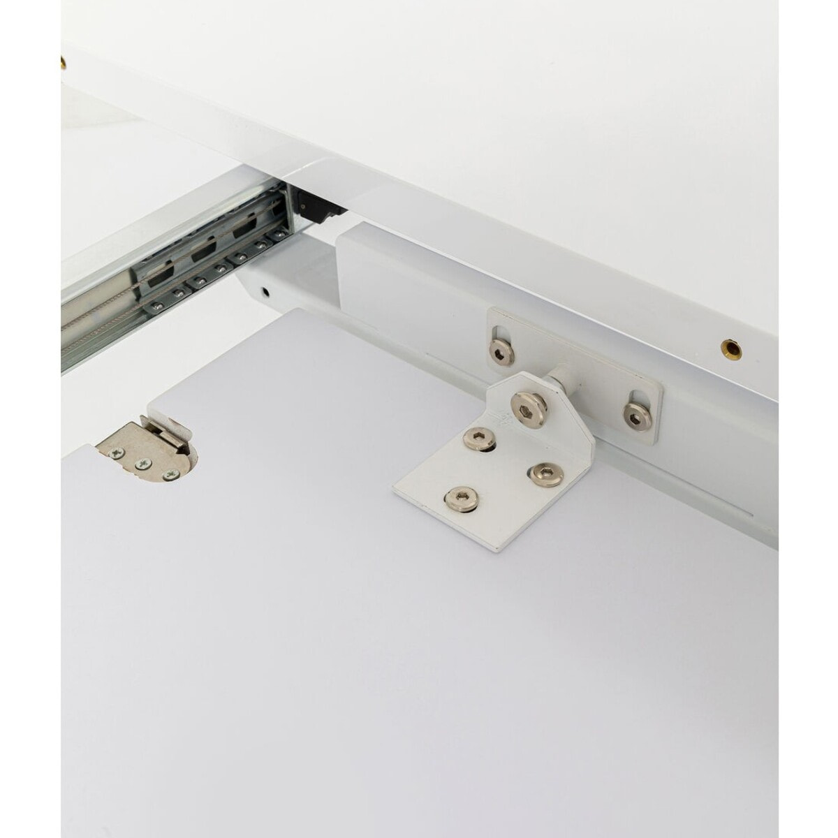 Table à rallonge Benvenuto ovale blanc verni Kare Design