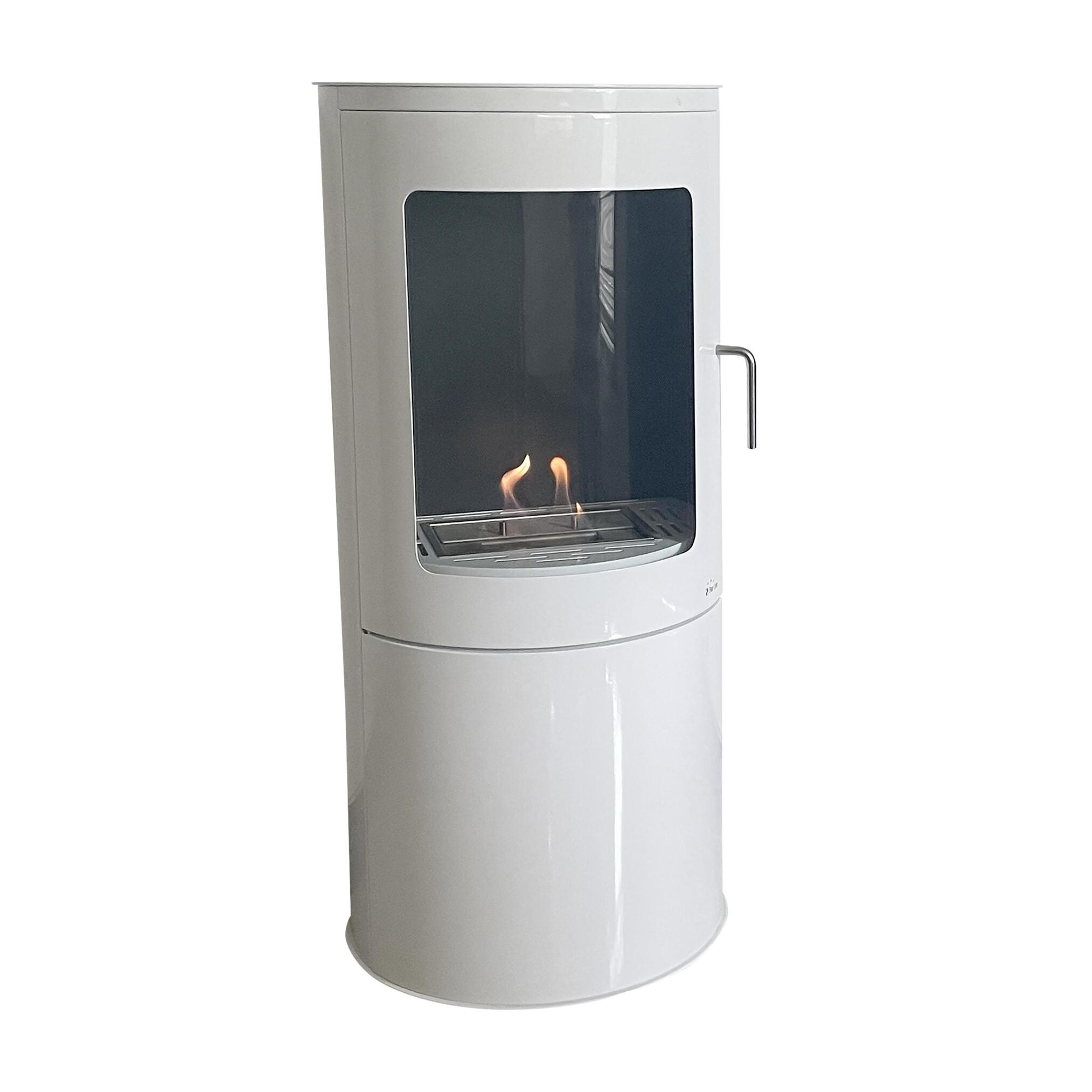 Estufa de etanol en acero puerta de cristal templado BESTFIRE COMPACT W PURLINE 3000 W