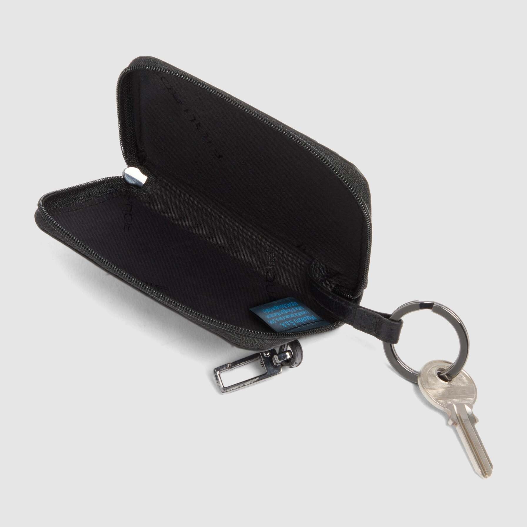 Piquadro Astuccio portachiavi con porta carte di credito