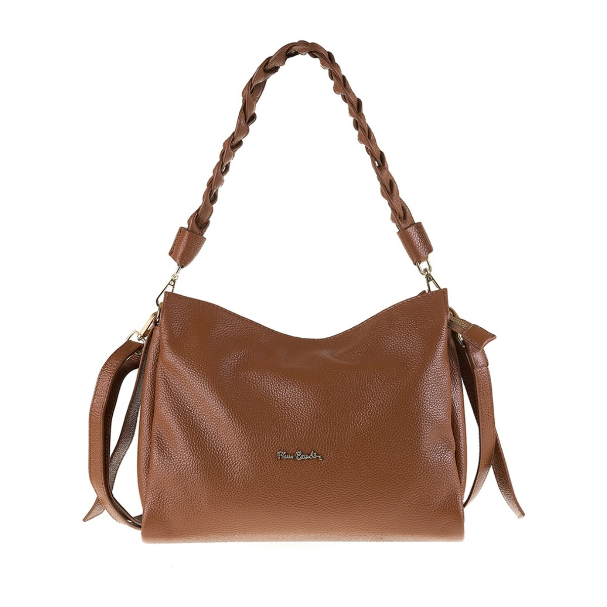 Borsa a spalla da donna Made in Italy - Modello Aurelia Elite - 100% pelle - 30.0 x 25.0 x 12.0 cm