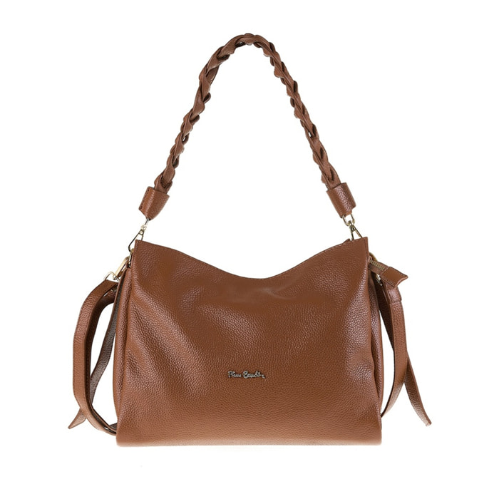 Borsa a spalla da donna Made in Italy - Modello Aurelia Elite - 100% pelle - 30.0 x 25.0 x 12.0 cm