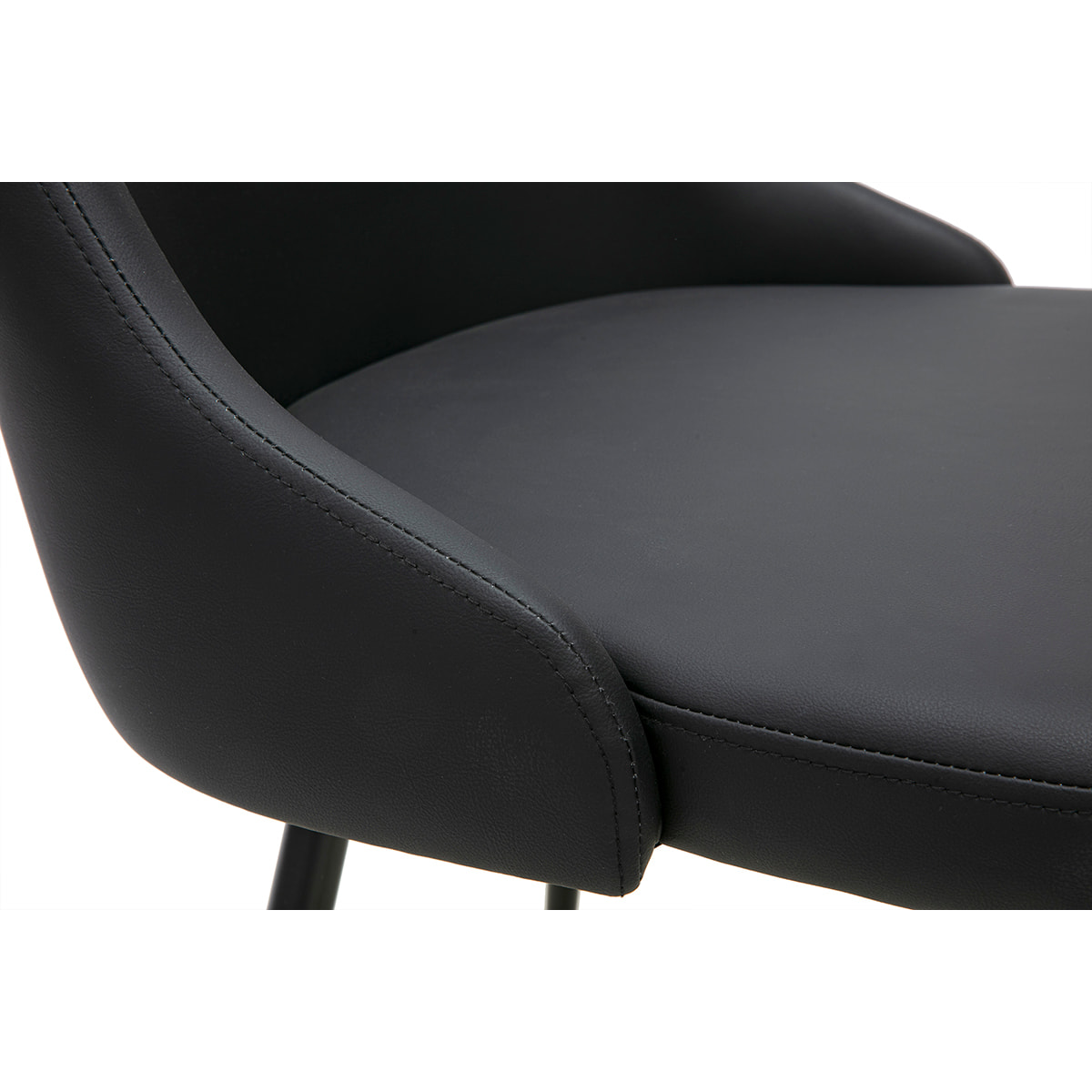 Chaises design noires (lot de 2) CULT