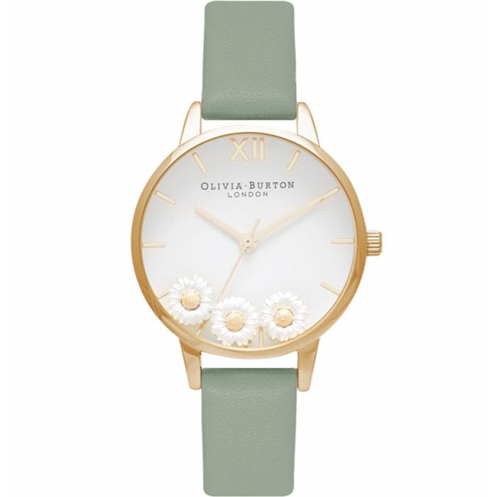 Reloj Olivia Burton OB16CH17 Mujer Analogico Cuarzo con Correa de Piel sintetica