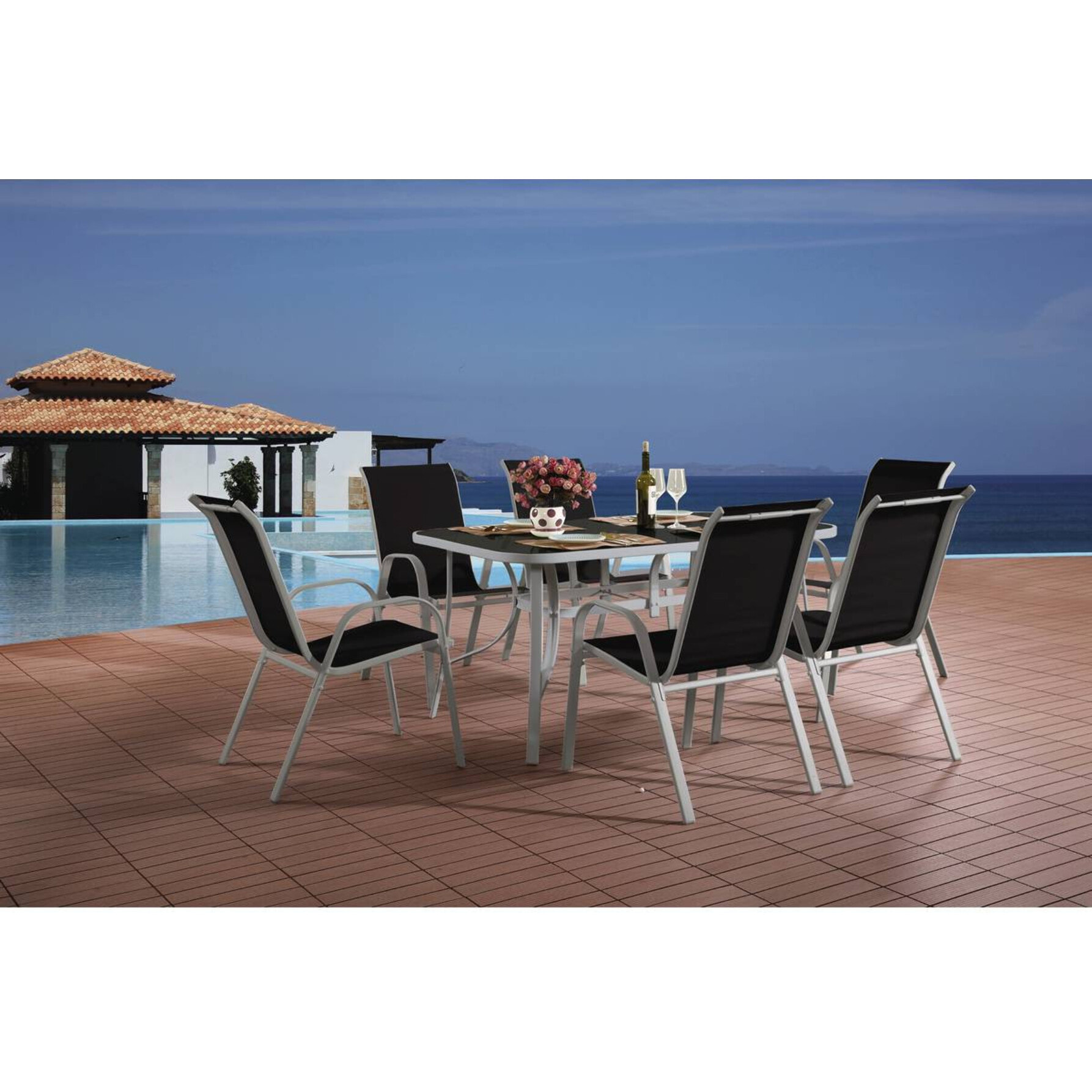 Salon de jardin  Cordoba + Tropic 6 personnes