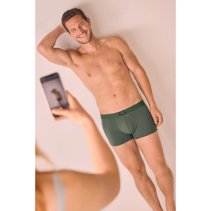 Confezione da 2 boxer stampati minimali