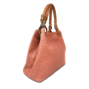 Chicca Borse Borsa a Mano Rosa B