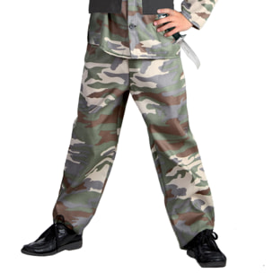 Costume Carnevale Militare Desert Attack Con Kit Armi Bambino