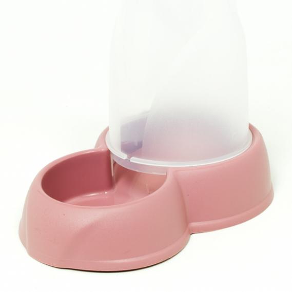 DISPENSER PET CIBO/ACQUA ROSA