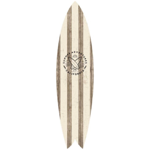 Planche de surf déco Summer adventure Tableau alu Dibond