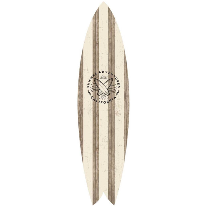 Planche de surf déco Summer adventure Tableau alu Dibond