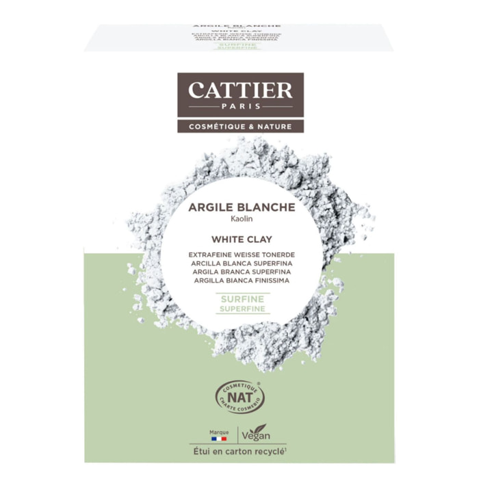 Argile Blanche Surfine - Multiples Usages 200 g