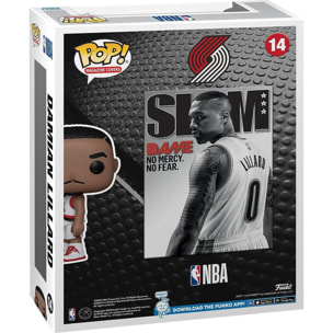 NBA Portland Trail Blazers Funko POP con Cover: Slam Vinile Figura Damian Lillard 9 cm