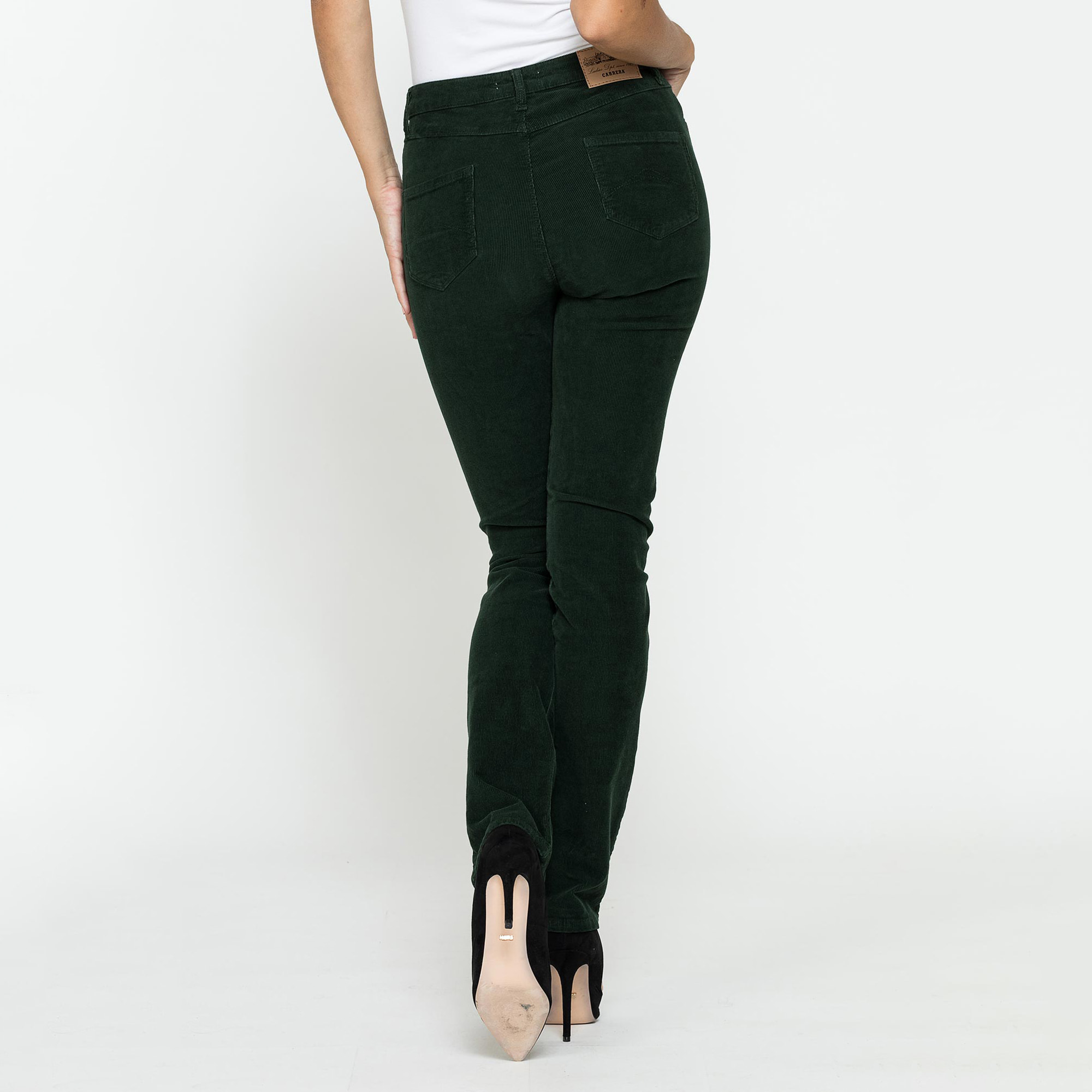 PANTALONE CINQUE TASCHE COMFORT FIT IN VELLUTO STRETCH 1000 RIGHE