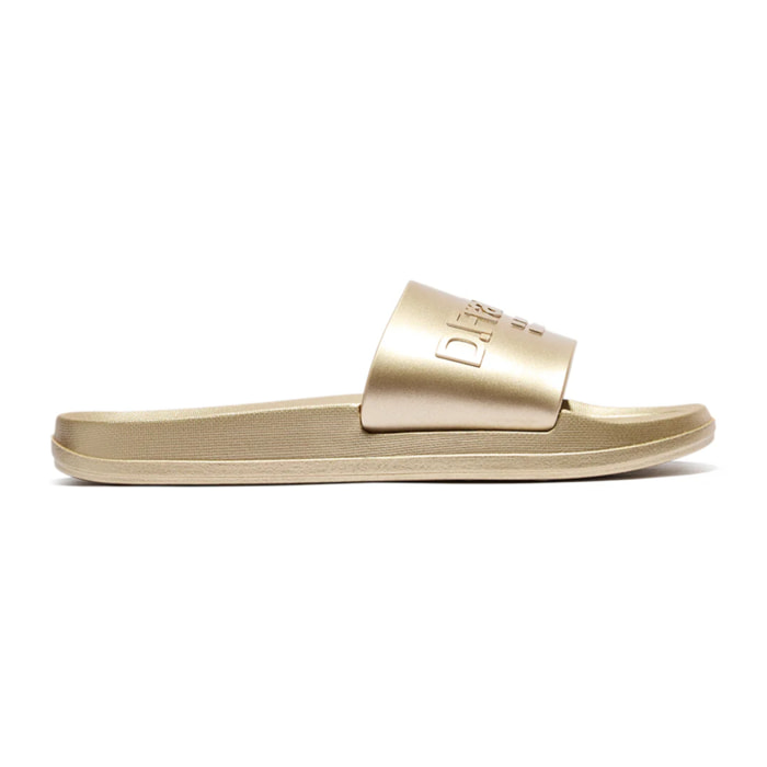 Chanclas de Mujer Estilo Pala Marea en Dorado