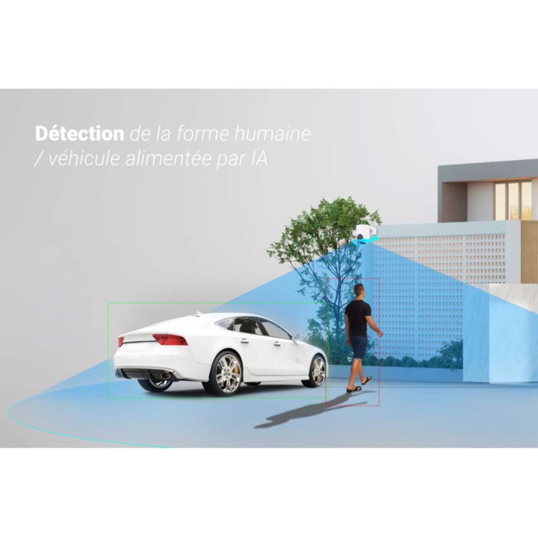 Caméra de surveillance EZVIZ HB8 Lite +5w solar panel