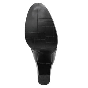 Stivaletti con Tacco Fashion Attitude in pelle color Nero