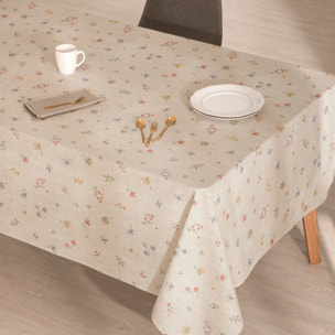 Mantel estampado antimanchas SHAYLA MULTICOLOR