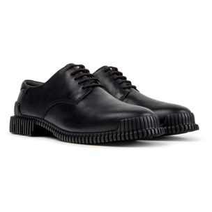 Zapatos de cordones - CAMPER Pix - Negro - Piel lisa