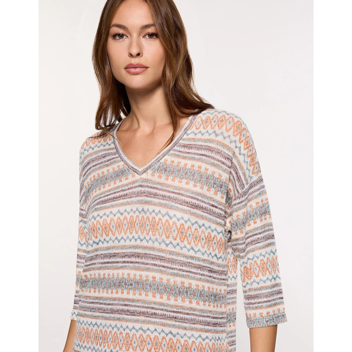 Camiseta Manga Larga Marrón - Arlie