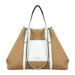 Bolso de hombro Cheval Firenze Formentera Blanco